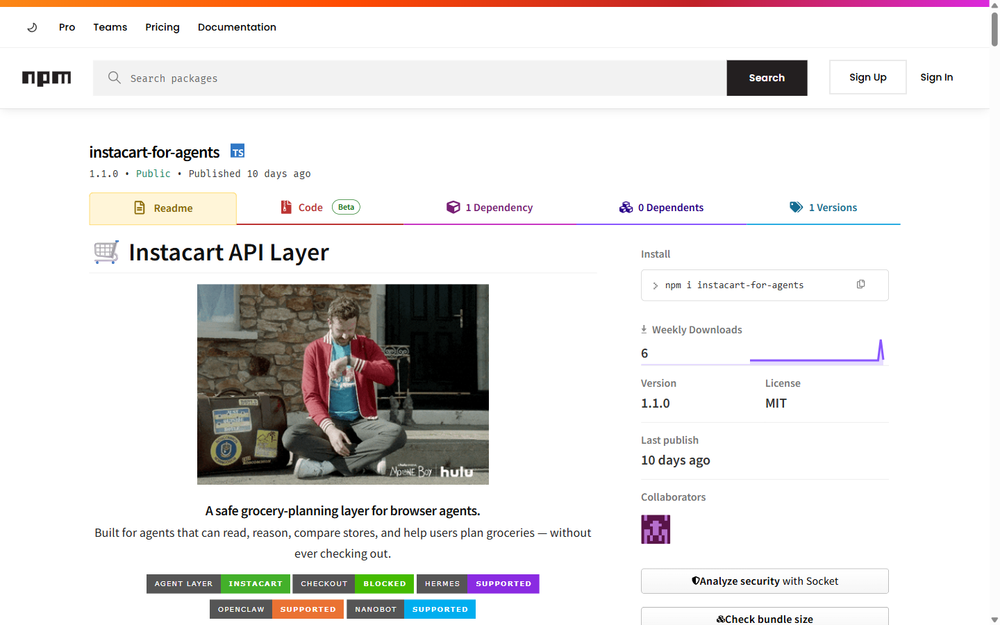 Instacart for Agents